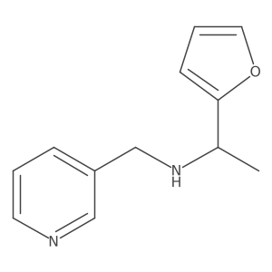 [1-(Furan-2-yl)ethyl](pyridin-3-ylmethyl)amine结构式
