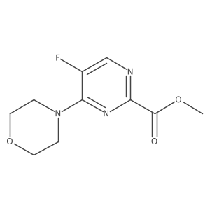 Methyl 5-fluoro-4-morpholinopyrimidine-2-carboxylate Structure