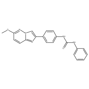 1-(4-(6-Methoxyimidazo[1,2-b]pyridazin-2-yl)phenyl)-3-phenylurea Structure