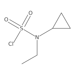 N-cyclopropyl-N-ethylsulfamoyl chloride Structure