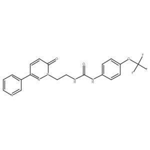 1-(2-(6-oxo-3-(pyridin-3-yl)pyridazin-1(6H)-yl)ethyl)-3-(4-(trifluoromethoxy)phenyl)urea Structure