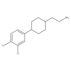 4-(3,4-Dichlorophenyl)-1-piperazineethanamine Structure