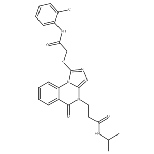Ethyl 4-{[(3-{methyl[(4-methylphenyl)sulfonyl]amino}-2-thienyl)carbonyl]amino}benzoate结构式