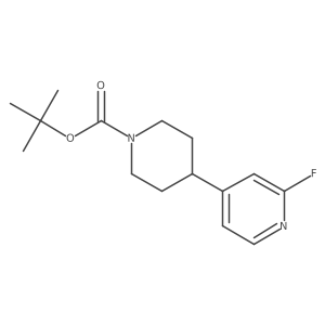 Tert-butyl 4-(2-fluoropyridin-4-yl)piperidine-1-carboxylate Structure
