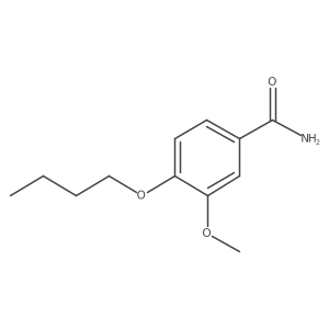 4-Butoxy-3-methoxybenzamide Structure