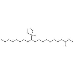 Methyl 10-dimethoxyphosphoryloctadecanoate Structure