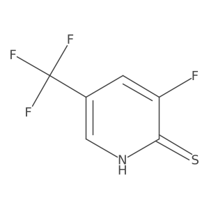 3-Fluoro-2-mercapto-5-(trifluoromethyl)pyridine结构式
