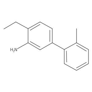 2-Ethyl-5-(2-methylphenyl)aniline结构式