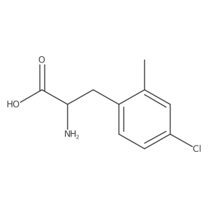 4-Chloro-2-methyl-L-phenylalanine结构式