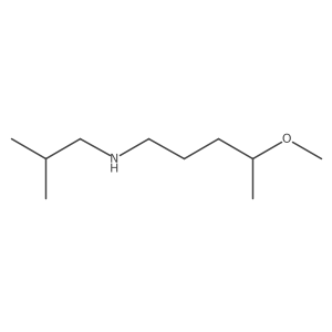 n-Isobutyl-4-methoxypentan-1-amine Structure