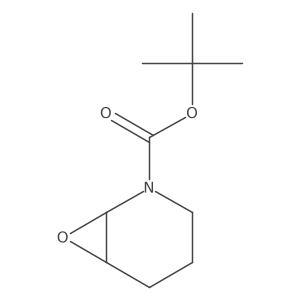tert-Butyl7-oxa-2-azabicyclo[4.1.0]heptane-2-carboxylate Structure