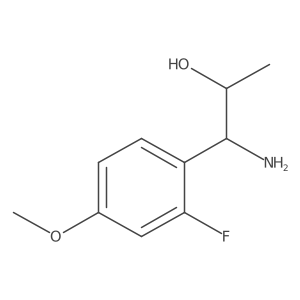 (1S,2S)-1-amino-1-(2-fluoro-4-methoxyphenyl)propan-2-ol Structure
