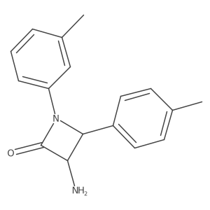 3-Amino-1-(m-tolyl)-4-(p-tolyl)azetidin-2-one Structure