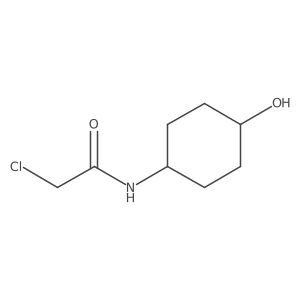 trans-2-chloro-N-(4-hydroxycyclohexyl)-acetamide结构式