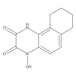 4-Hydroxy-7,8,9,10-tetrahydrobenzo[f]quinoxaline-2,3(1H,4H)-dione Structure