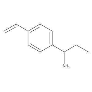 1-(4-Vinylphenyl)propan-1-amine结构式