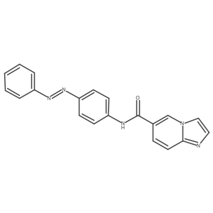 Imidazo[1,2-a]pyridine-6-carboxamide, N-[4-(2-phenyldiazenyl)phenyl]-结构式