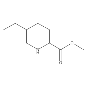 Methyl 5-ethylpiperidine-2-carboxylate结构式