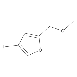 4-Iodo-2-(methoxymethyl)furan Structure