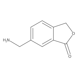 6-(Aminomethyl)-1,3-dihydro-2-benzofuran-1-one结构式