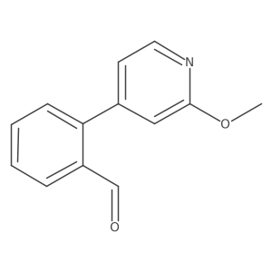 2-(2-Methoxypyridin-4-YL)benzaldehyde Structure