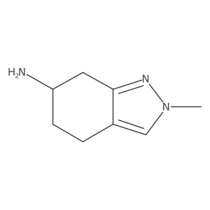 2-methyl-4,5,6,7-tetrahydro-2H-indazol-6-amine Structure