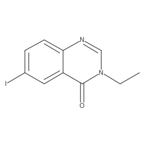 3-Ethyl-6-iodoquinazolin-4(3H)-one Structure