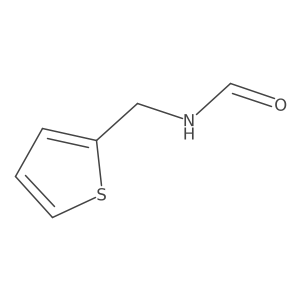 N-(thiophen-2-ylmethyl)formamide结构式