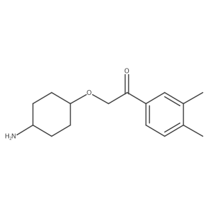 Ethanone, 2-[(trans-4-aminocyclohexyl)oxy]-1-(3,4-dimethylphenyl)-结构式