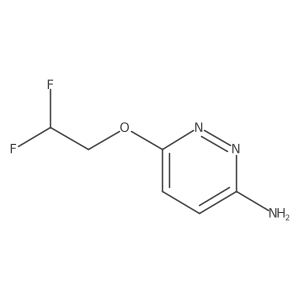 6-(2,2-Difluoroethoxy)pyridazin-3-amine Structure