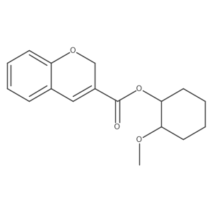 2-Methoxycyclohexyl 2H-chromene-3-carboxylate结构式