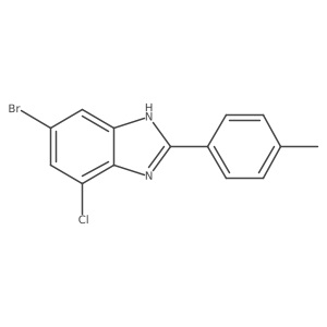 5-Bromo-7-chloro-2-(p-tolyl)-1H-benzo[d]imidazole Structure