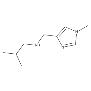 [(1-methyl-1H-imidazol-4-yl)methyl](2-methylpropyl)amine结构式
