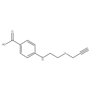 4-{[2-(Prop-2-yn-1-ylsulfanyl)ethyl]amino}benzoic acid结构式