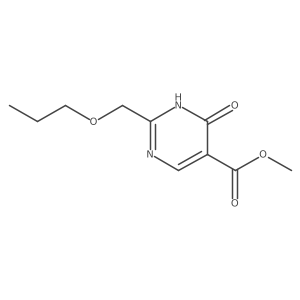 Methyl 6-oxo-2-(propoxymethyl)-1,6-dihydropyrimidine-5-carboxylate Structure
