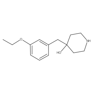 4-[(3-Ethoxyphenyl)methyl]piperidin-4-ol Structure