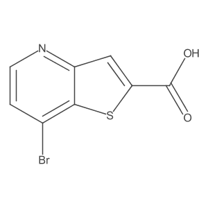 7-bromoThieno[3,2-b]pyridine-2-carboxylic acid Structure
