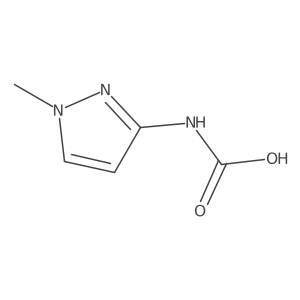 N-(1-Methyl-1H-pyrazol-3-yl)carbamic acid Structure