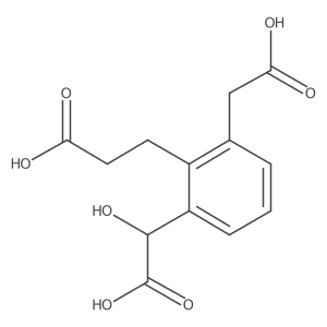 2-(2-Carboxyethyl)-3-(carboxymethyl)mandelic acid结构式
