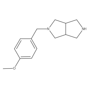 cis-2-(4-Methoxybenzyl)octahydropyrrolo[3,4-c]pyrrole Structure