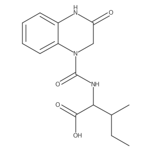N-[(3-oxo-3,4-dihydroquinoxalin-1(2H)-yl)carbonyl]-L-isoleucine结构式