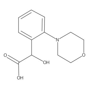 2-Hydroxy-2-[2-(morpholin-4-yl)phenyl]acetic acid Structure