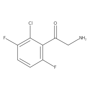 2-Amino-1-(2-chloro-3,6-difluorophenyl)ethan-1-one Structure