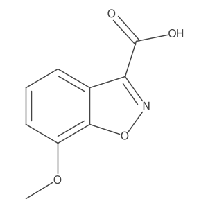 7-Methoxybenzo[d]isoxazole-3-carboxylic acid Structure
