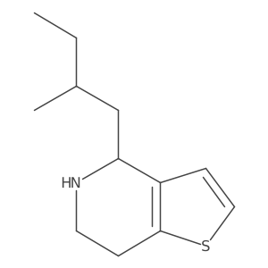 4-(2-Methylbutyl)-4H,5H,6H,7H-thieno[3,2-c]pyridine Structure