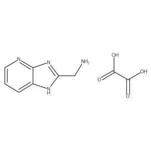 3H-Imidazo[4,5-b]pyridin-2-ylmethanamine,oxalicacid结构式