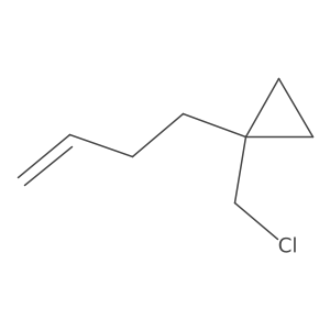 1-(But-3-en-1-yl)-1-(chloromethyl)cyclopropane Structure