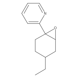 2-{4-Ethyl-7-oxabicyclo[4.1.0]heptan-1-yl}pyridine Structure