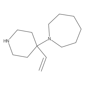 1-(4-Ethenylpiperidin-4-yl)azepane结构式