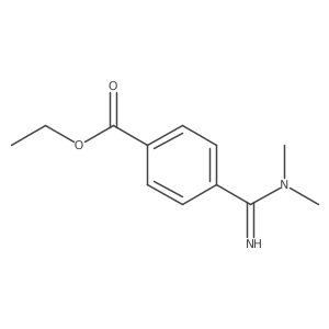 ethyl 4-(N,N-dimethylamidino)benzoate结构式